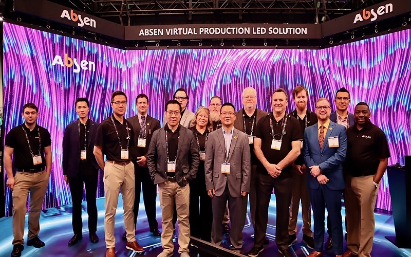 NAB Show 2022 | 海外市场强势复苏，艾比森虚拟影棚解决方案惊艳全场